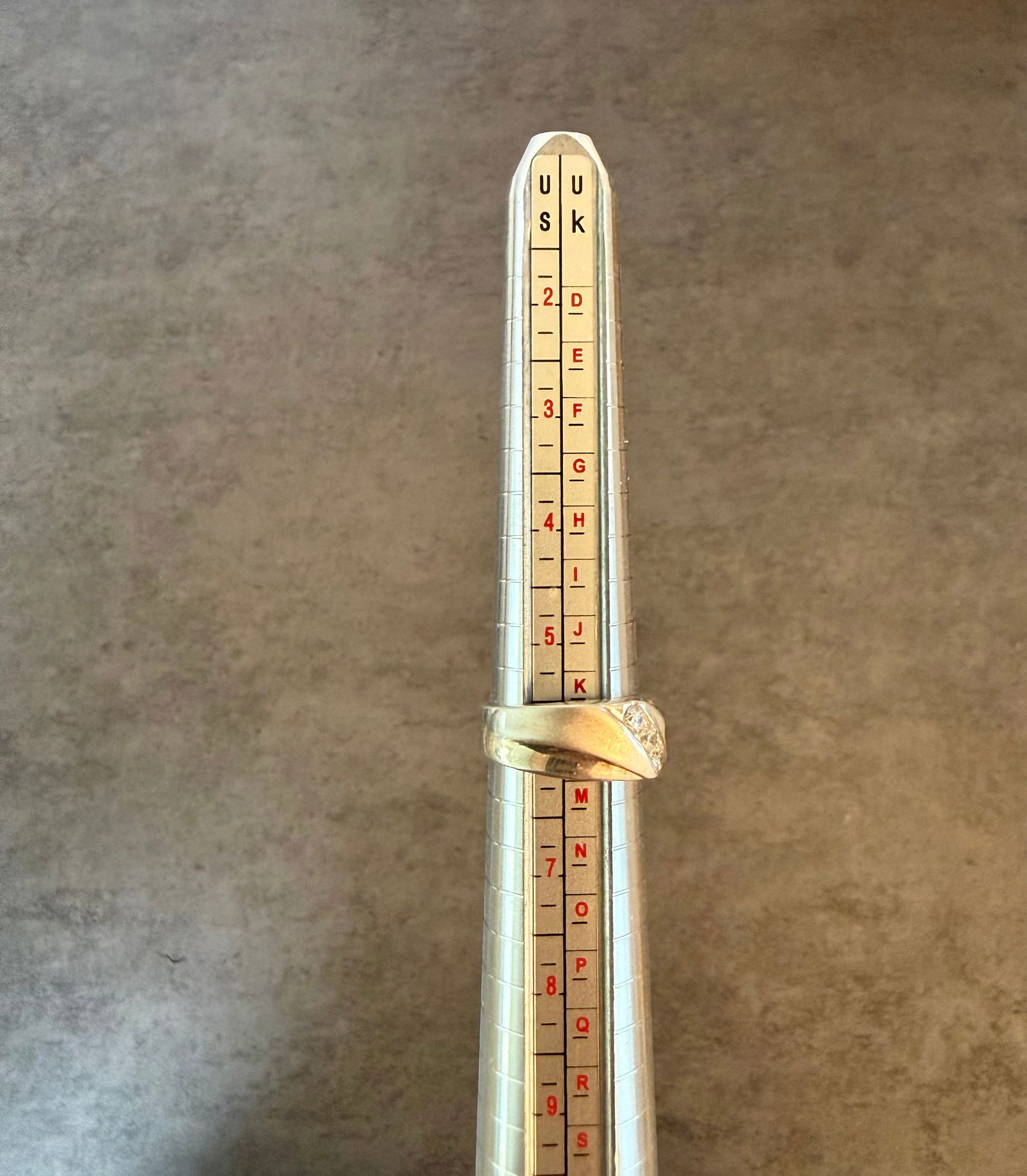 Sterling Silver Wide Band Ring with Three Stone CZ Accent, Size 6 - 2