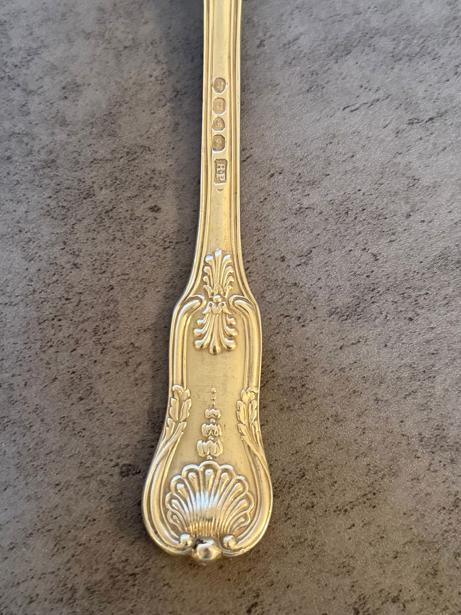 Pair of English Sterling Silver Teaspoons, Approx. 8 ozt - 3