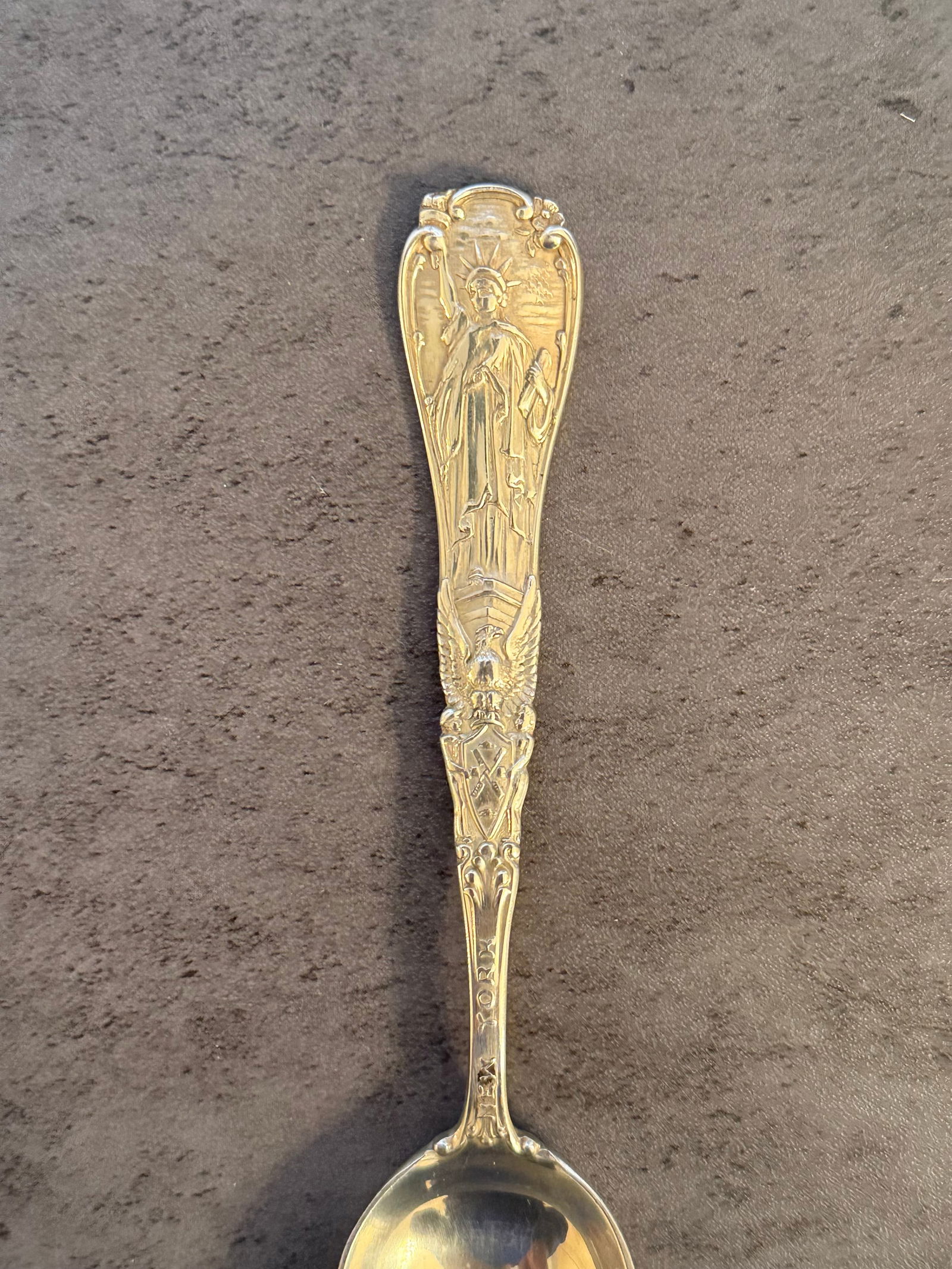 Tiffany & Co. Sterling Silver Statue of Liberty Souvenir Spoon, 1.4 ozt - 2