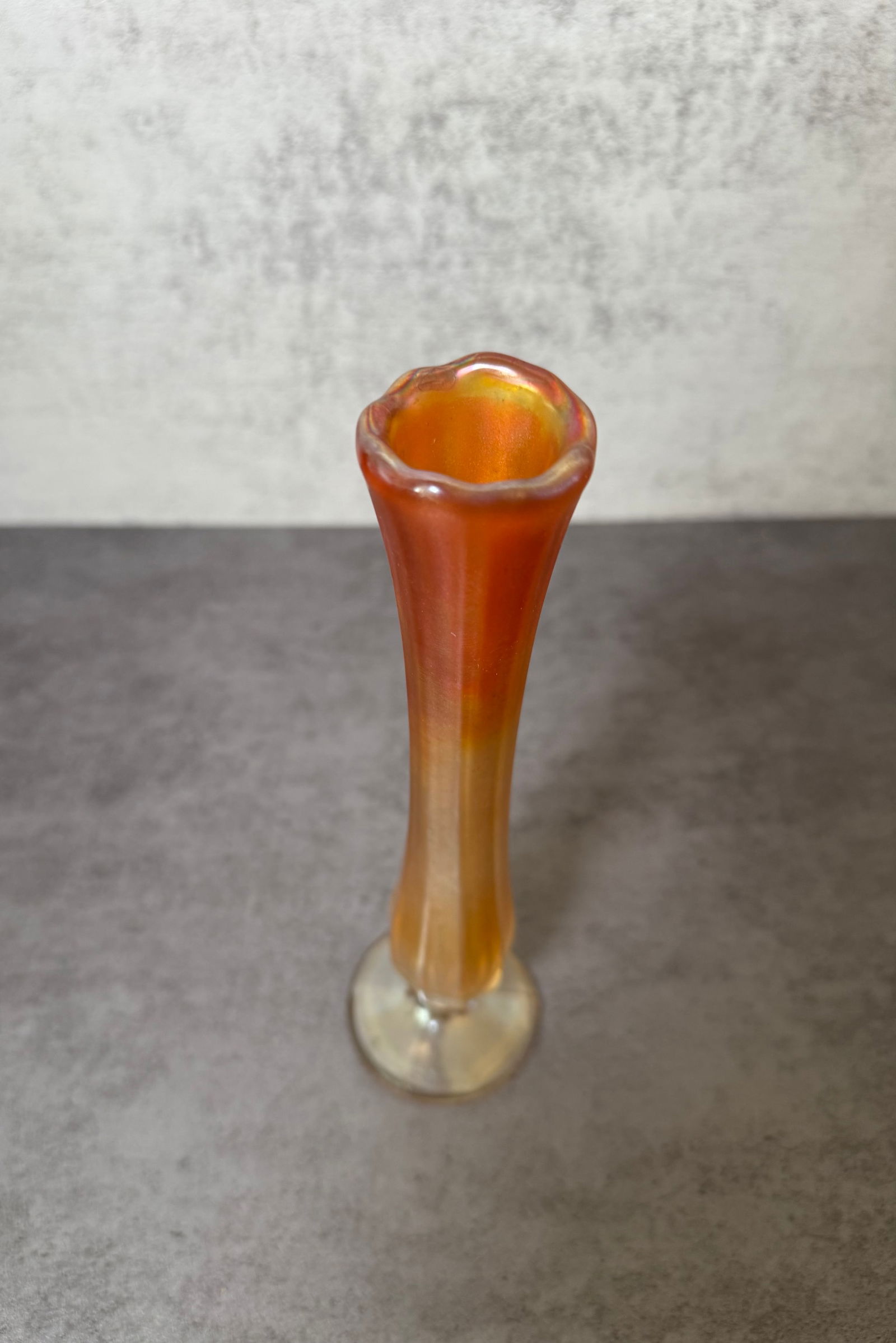 Pair of Iridescent Art Glass Bud Vases - 2