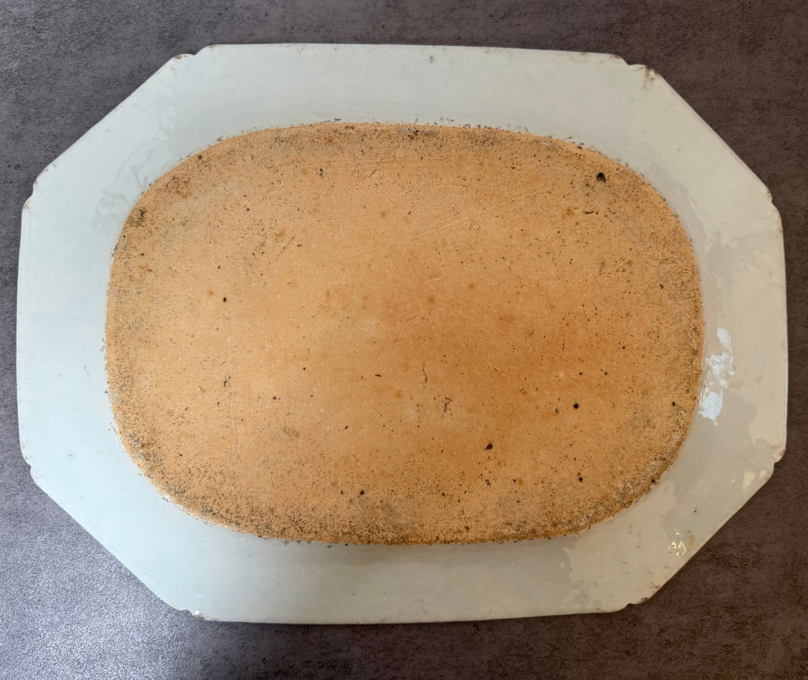 Chinese Export Blue & White Deer Landscape Platter - 2