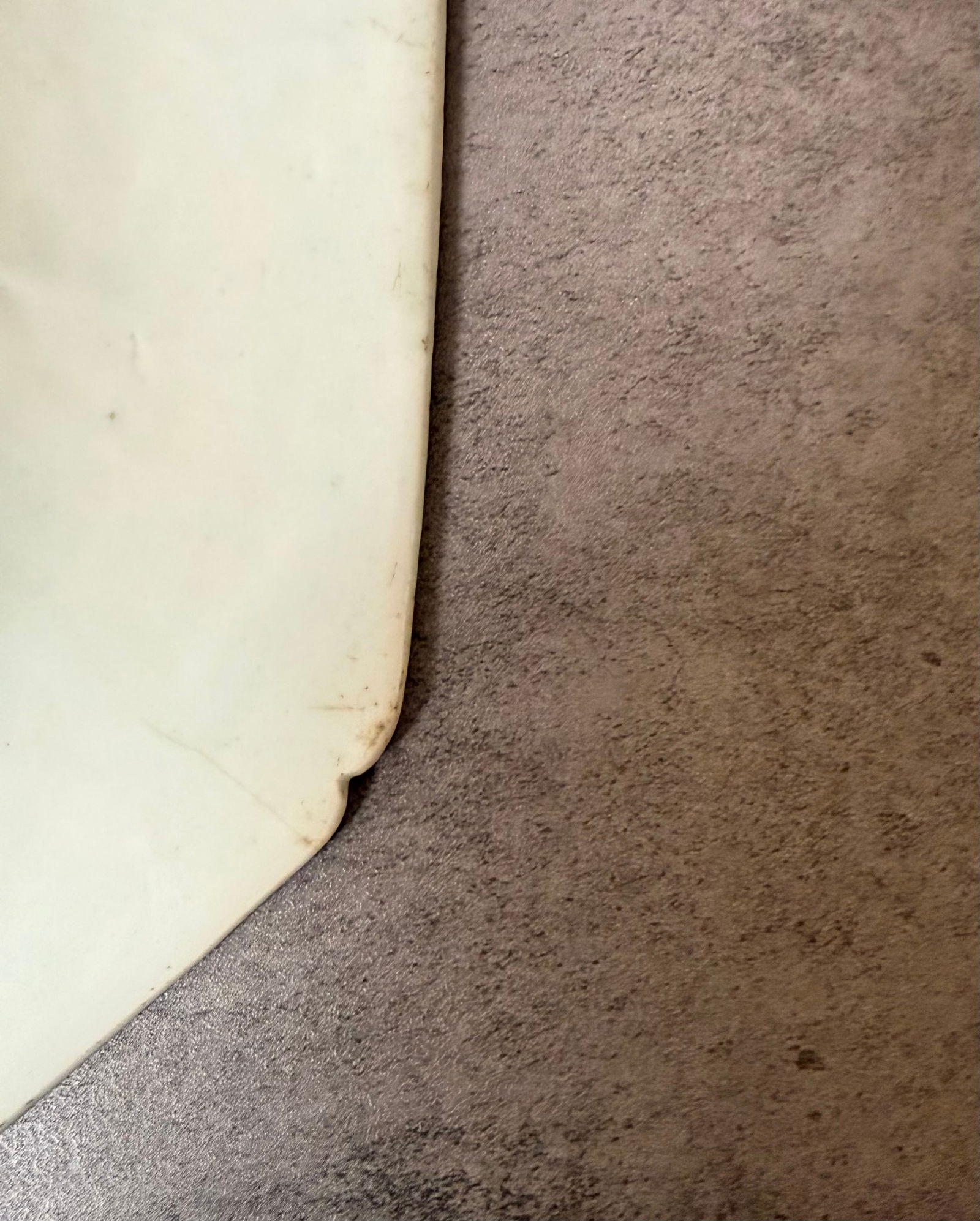 Chinese Export Blue & White Deer Landscape Platter - 3