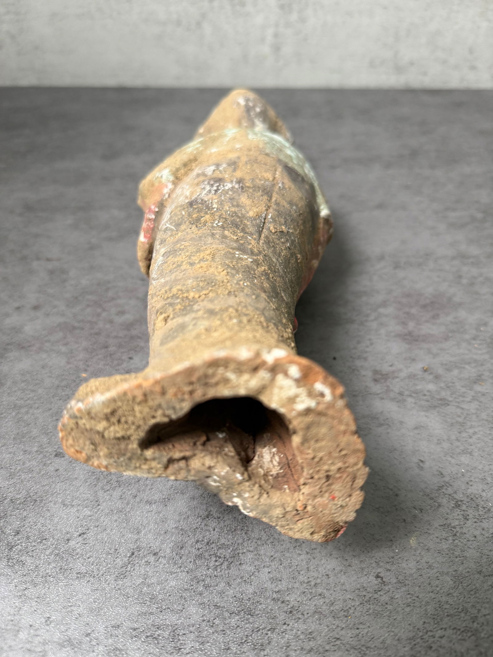 Chinese Tang Style Pottery Court Lady Figure - 3