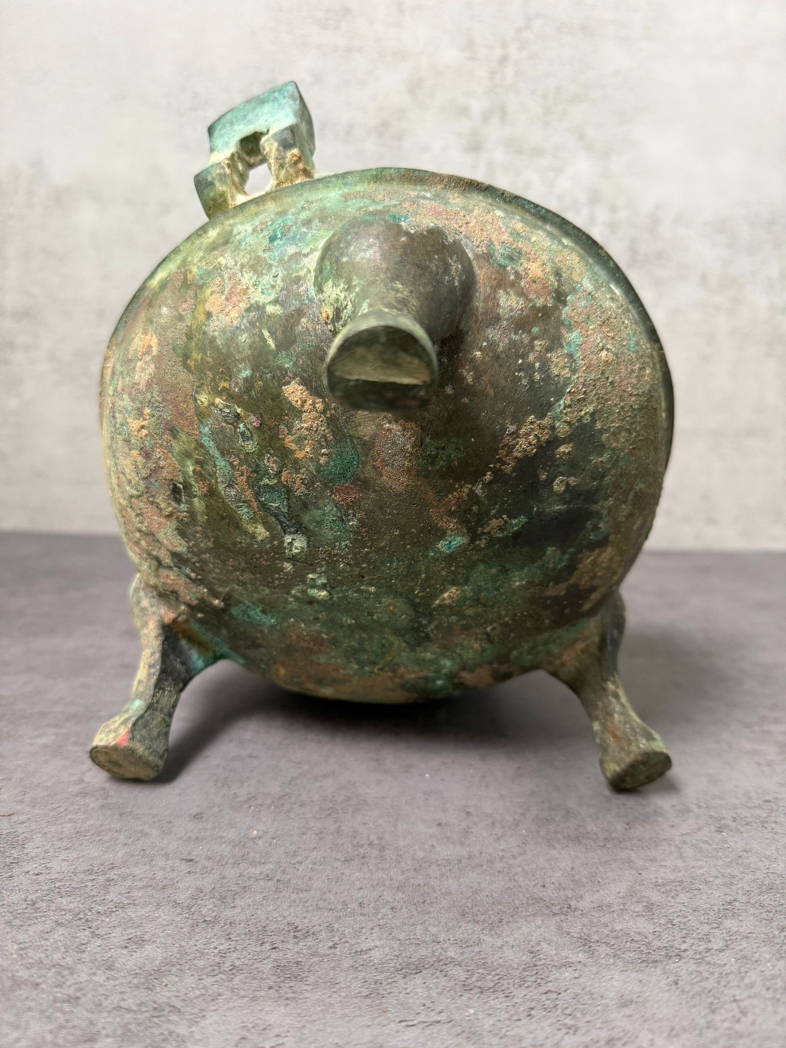 Antique Chinese Archaic Style Bronze Tripod Censer - 3