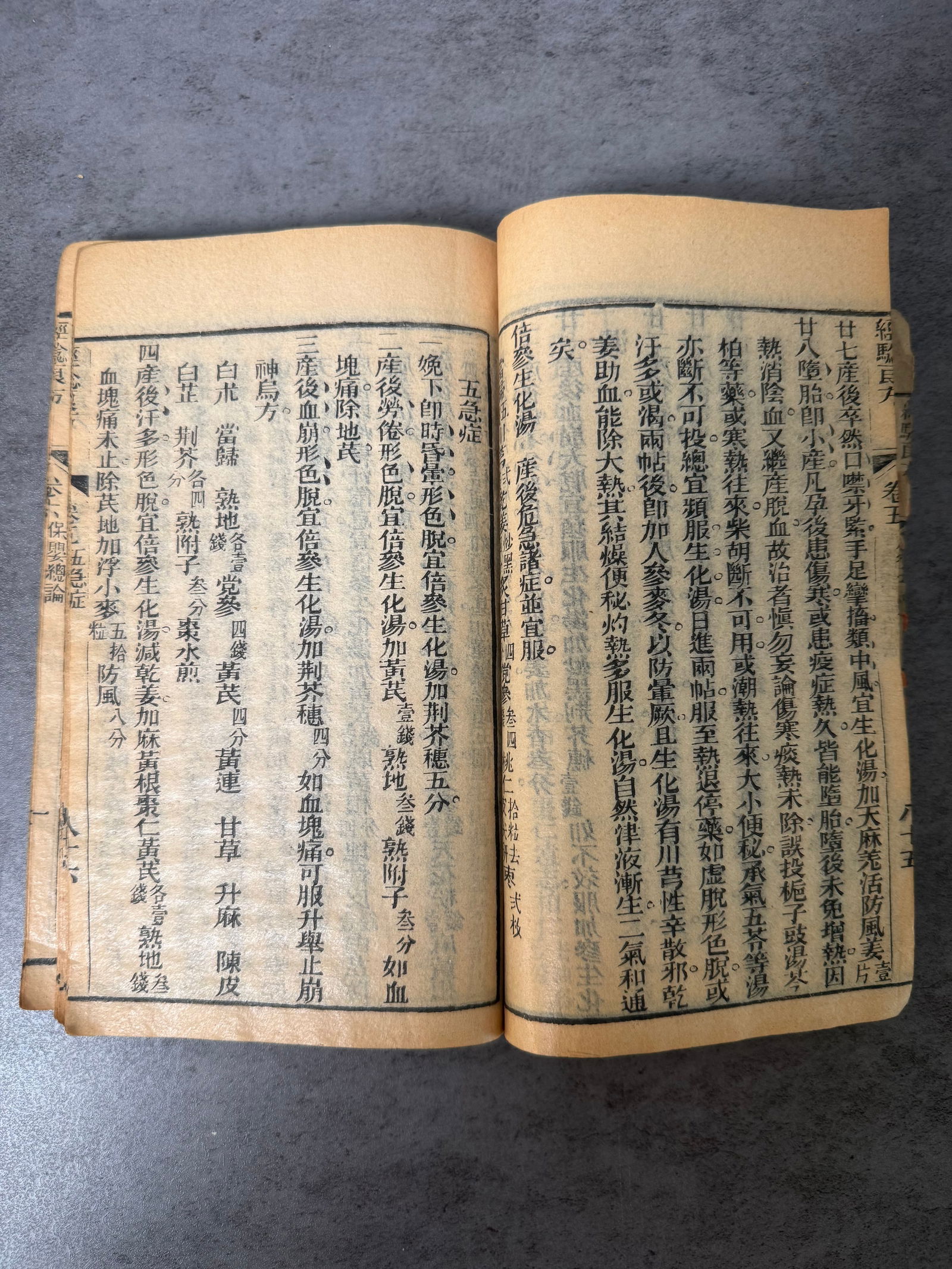 RARE ANTIQUE Chinese Traditional Medicine Book on Women's Health & Childbirth (1 of 3)