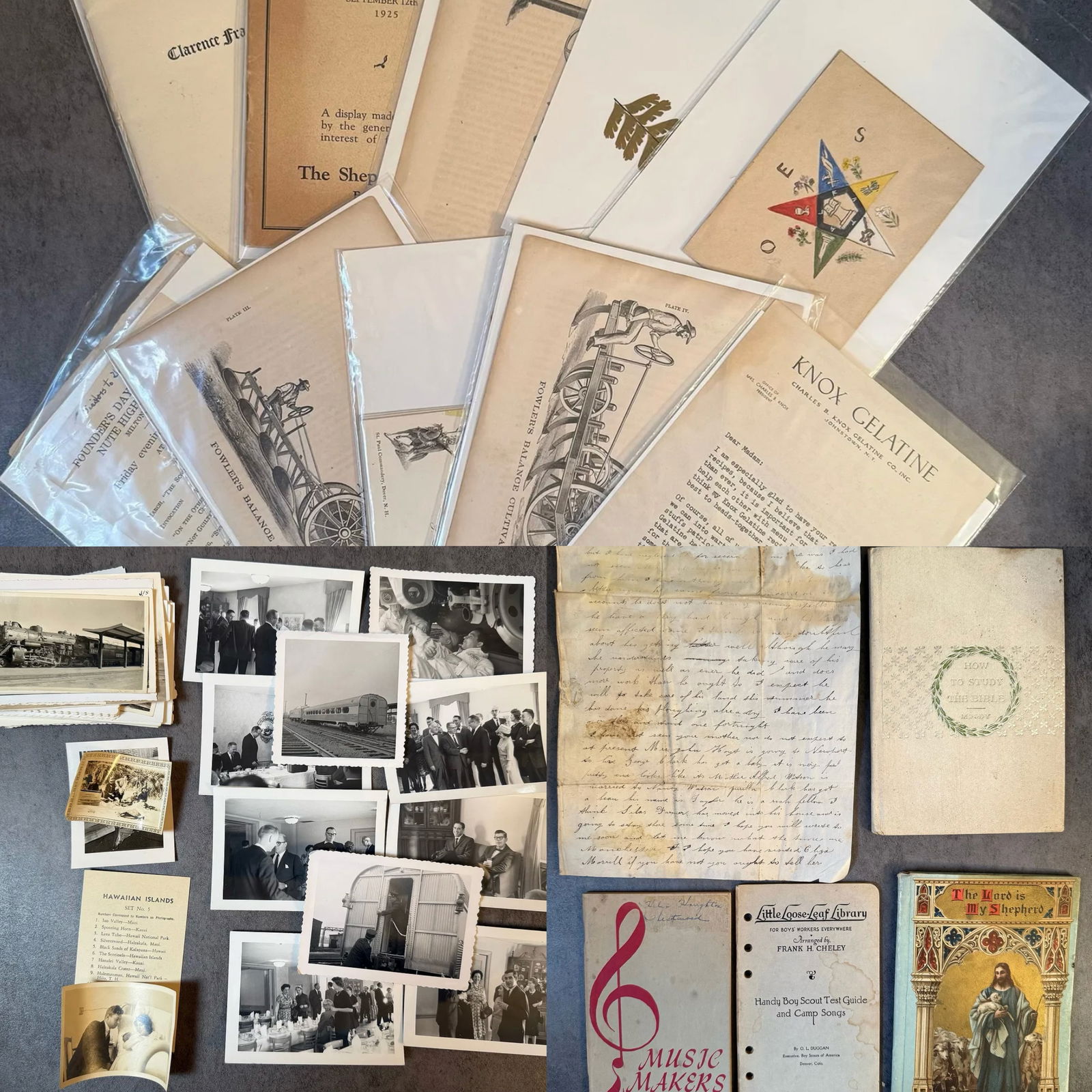Large Vintage Ephemera Lot – Photographs, Letters, Booklets, Prints & Paper Collectibles (1 of 4)