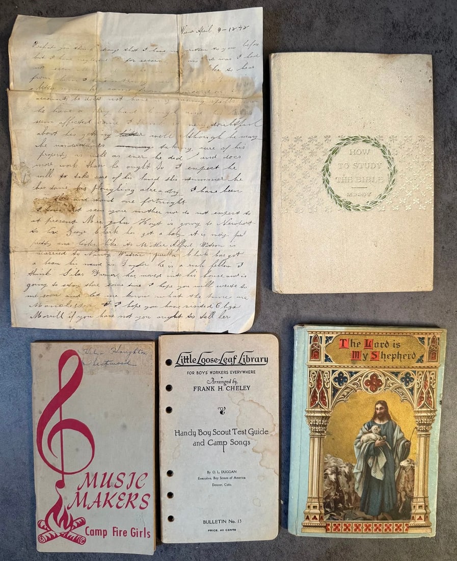 Large Vintage Ephemera Lot – Photographs, Letters, Booklets, Prints & Paper Collectibles - 4