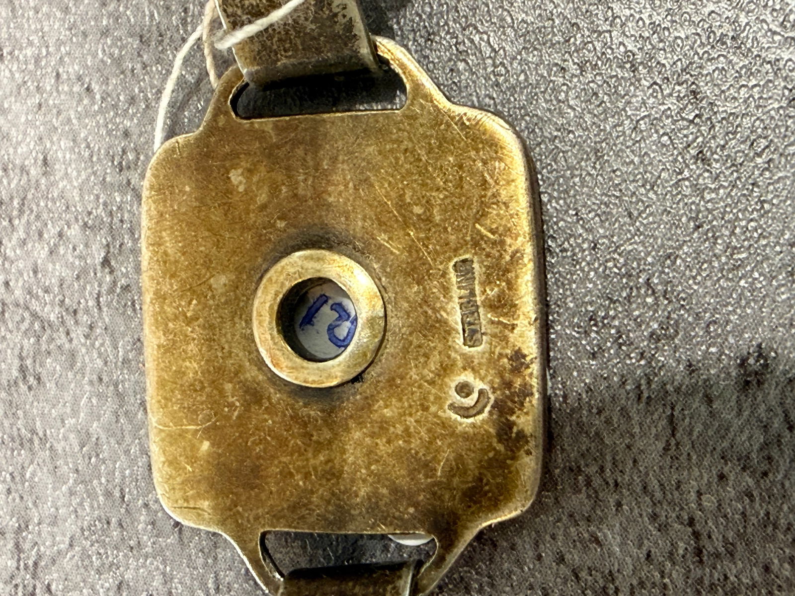 Vintage Sterling Silver Cuff Bracelet and Mixed Metal Modernist Bracelet, Jewelry Set of Two - 2