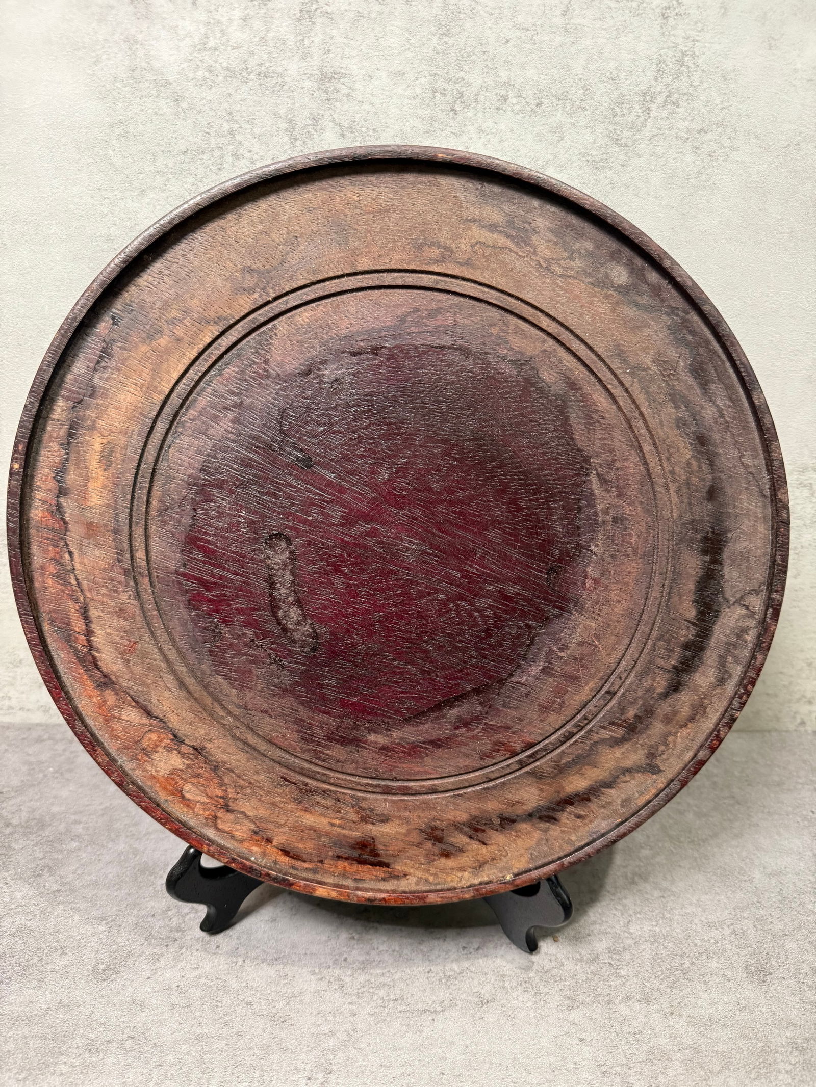 Group of Chinese Carved Wooden Display Stands for Vases and Objects - 2