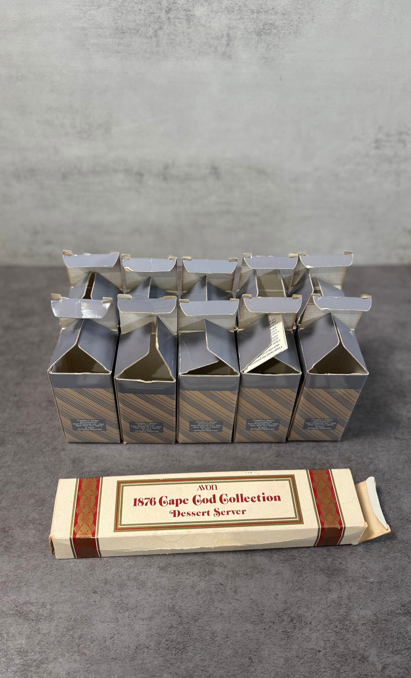 Avon Christmas Figural Cologne Bottles and Ruby Red Glass Cake Server, Vintage Holiday Lot - 2