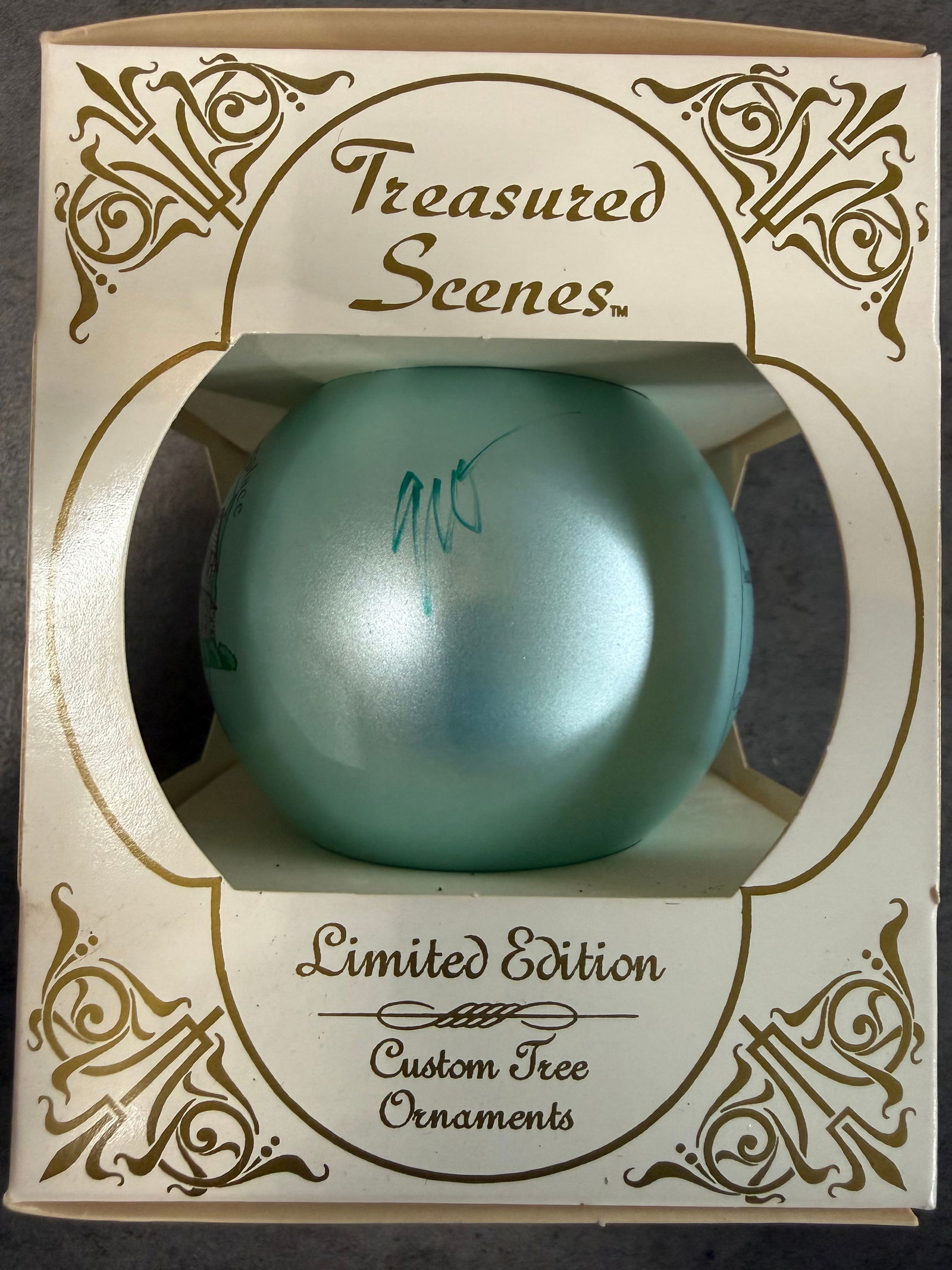 Lot of 5 Limited Edition Christmas Ornaments, Treasured Scenes Holiday Baubles in Original Boxes - 5