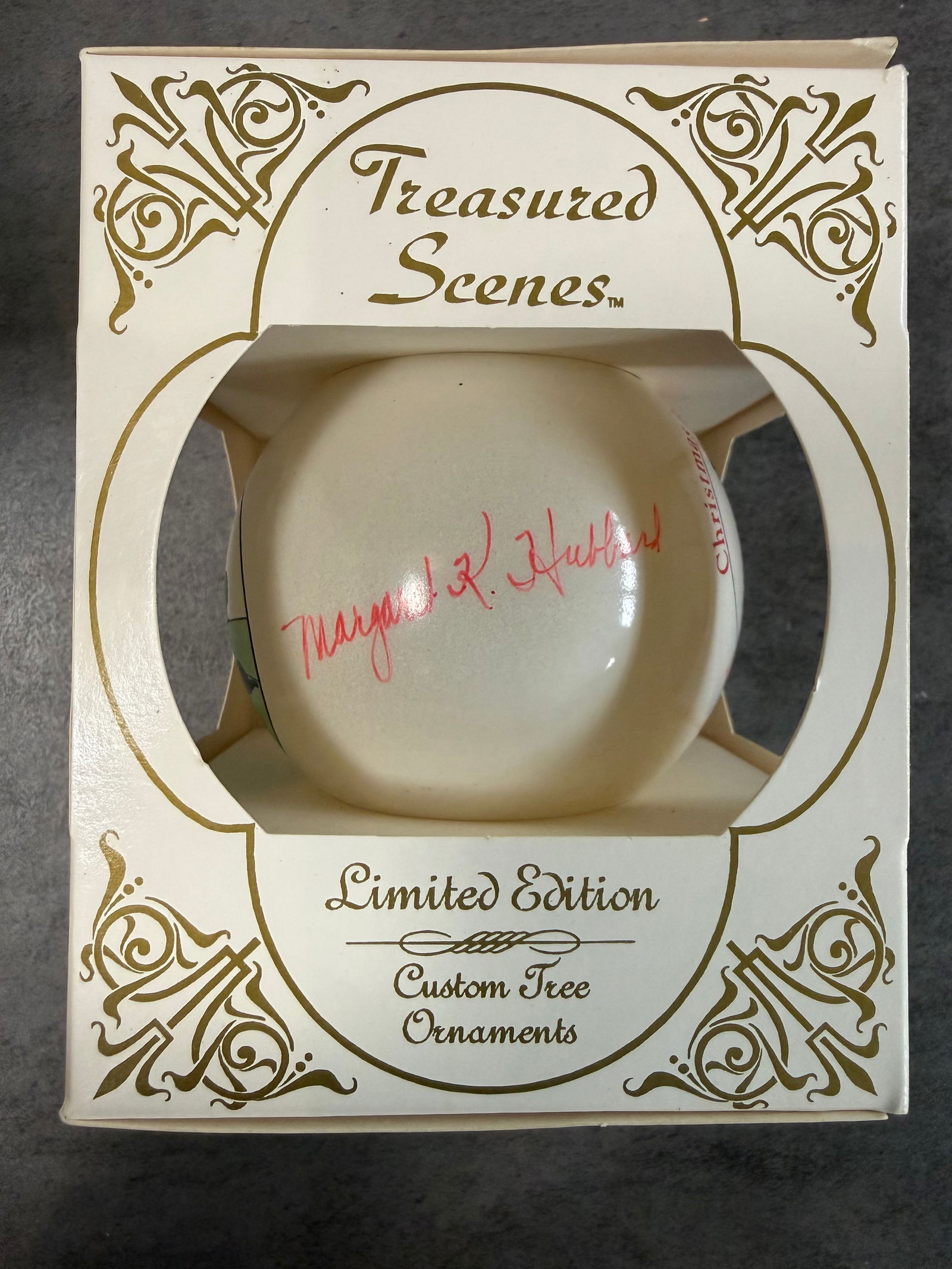 Lot of 5 Limited Edition Christmas Ornaments, Treasured Scenes Holiday Baubles in Original Boxes - 7