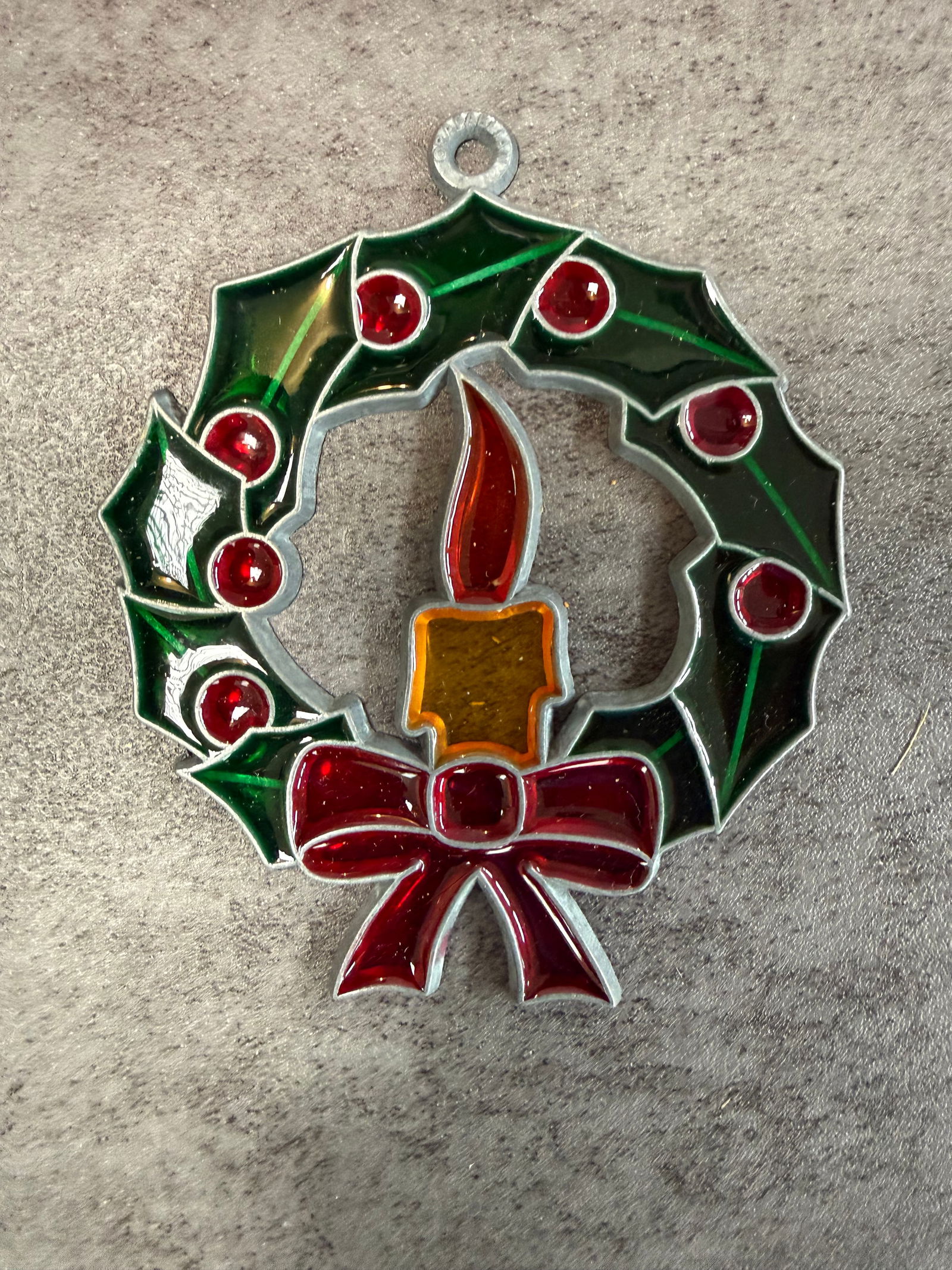 Mixed Lot of Vintage Christmas Ornaments & Decor, Glass Etched, Religious, Holiday Collection - 4