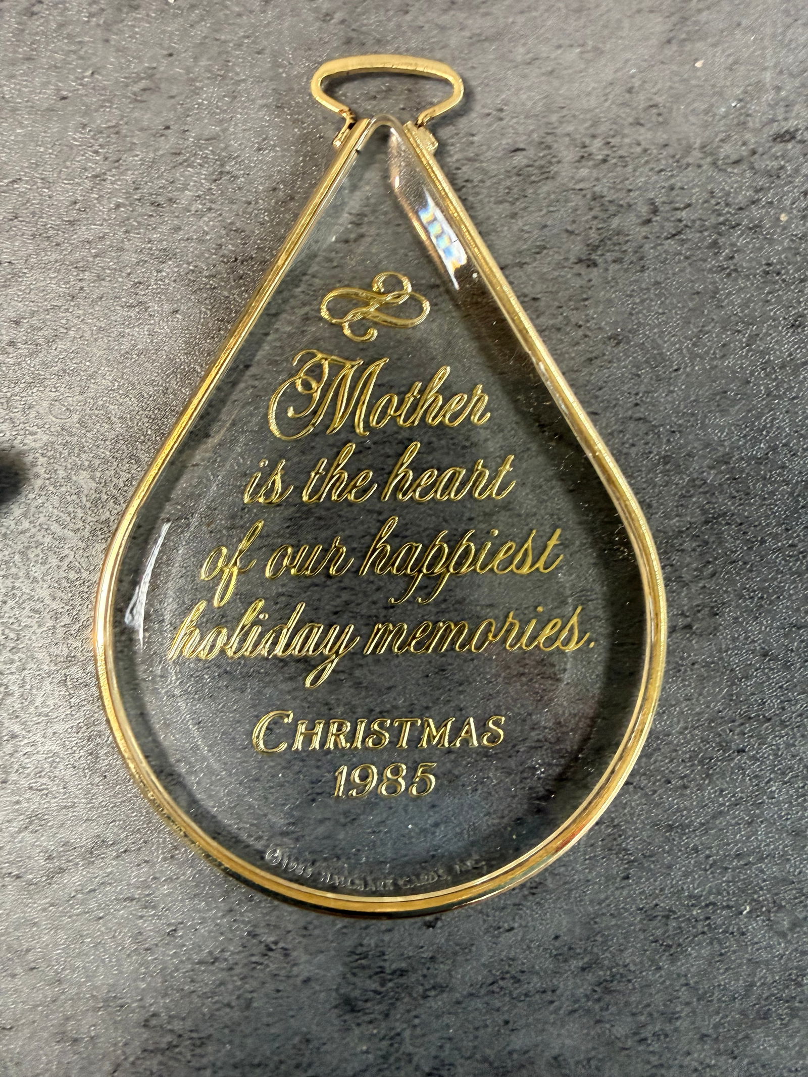 Mixed Lot of Vintage Christmas Ornaments & Decor, Glass Etched, Religious, Holiday Collection - 6