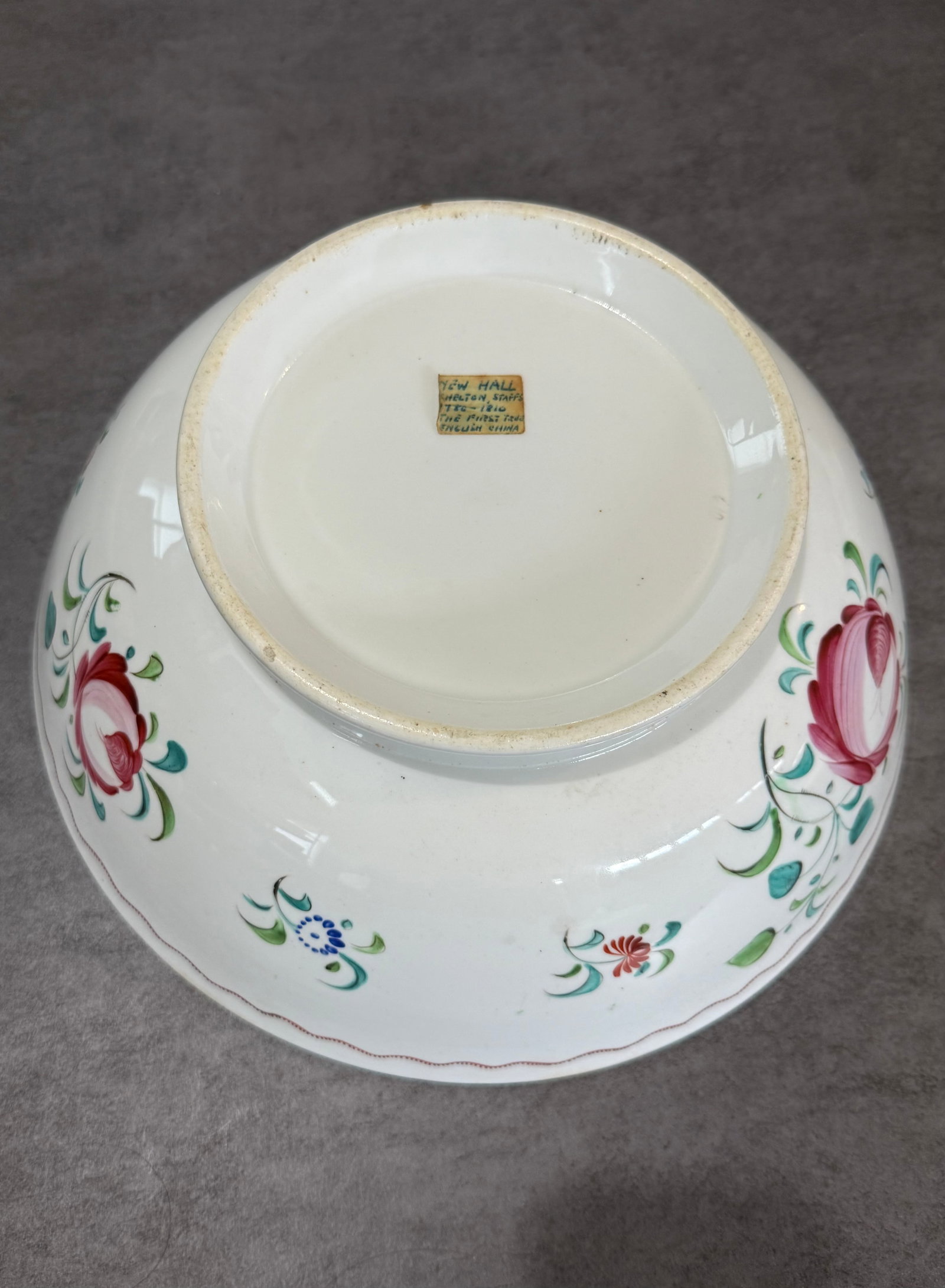 English Soft-Paste Porcelain Punch Bowl - 2