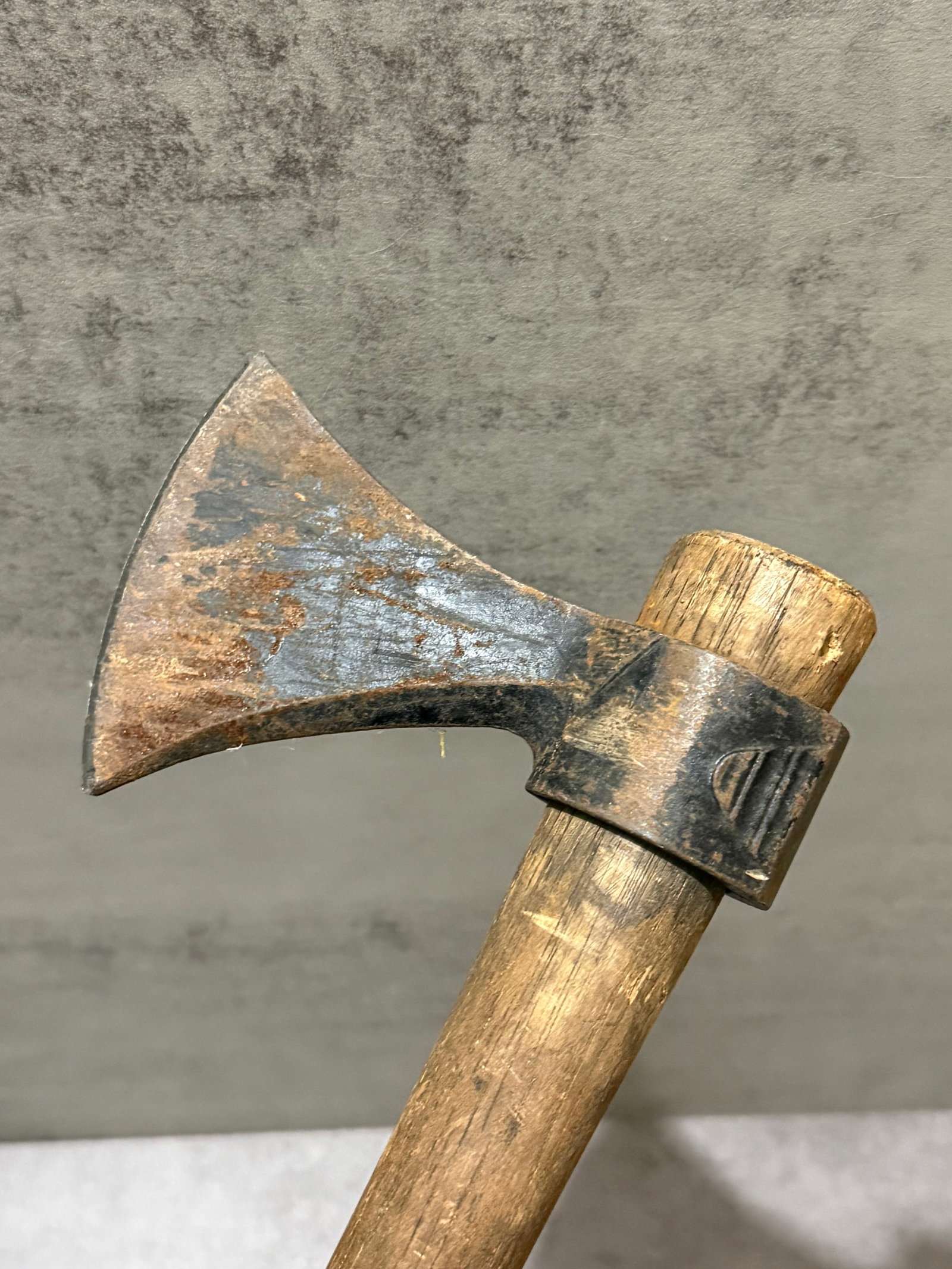 Pair of Antique Hand Forged Iron Hatchets - 5