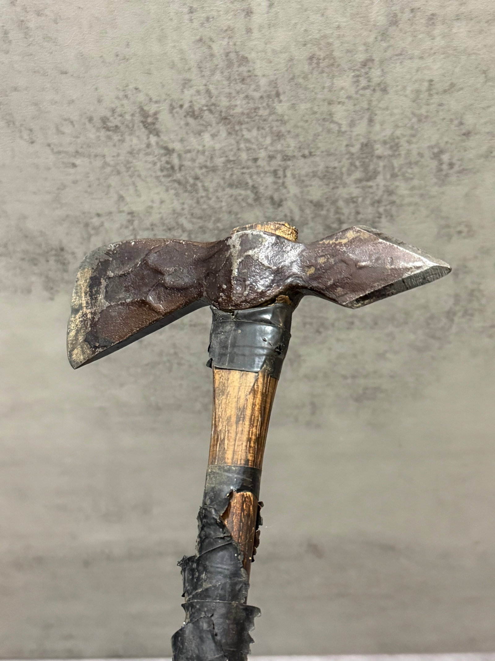 Antique Hand Forged Primitive Iron Hatchet - 3