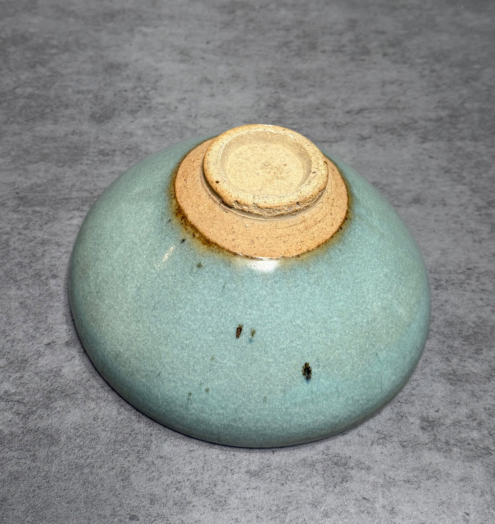 Chinese Celadon Glazed Pottery Bowl - 3