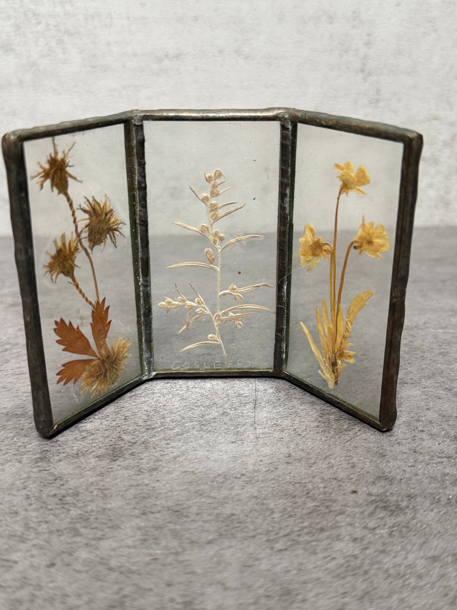 Group of Vintage Framed Folk Art & Decorative Wall Accessories - 3