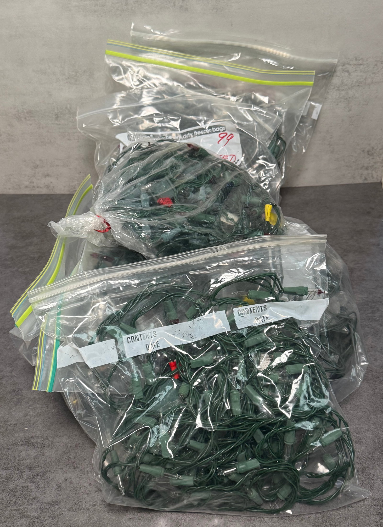 LARGE GROUP OF CHRISTMAS LIGHTS, ORNAMENTS & MUSIC BOXES - 3