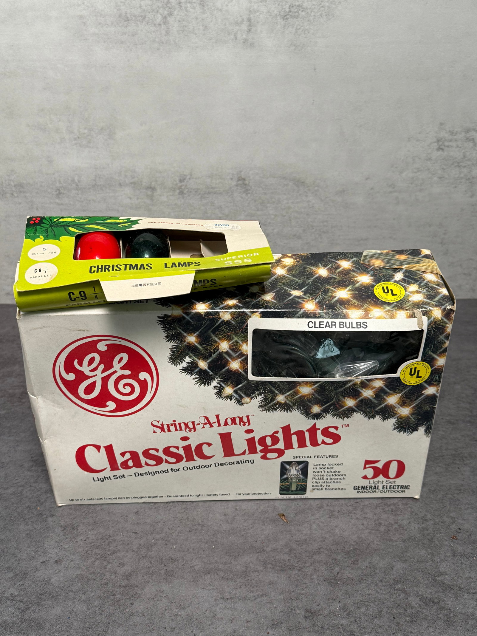 LARGE GROUP OF CHRISTMAS LIGHTS, ORNAMENTS & MUSIC BOXES - 6
