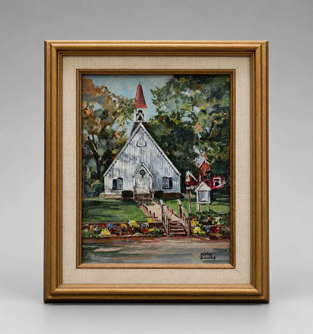 Original Painting - City Of God Church, Norwalk - Artist (1 of 1)