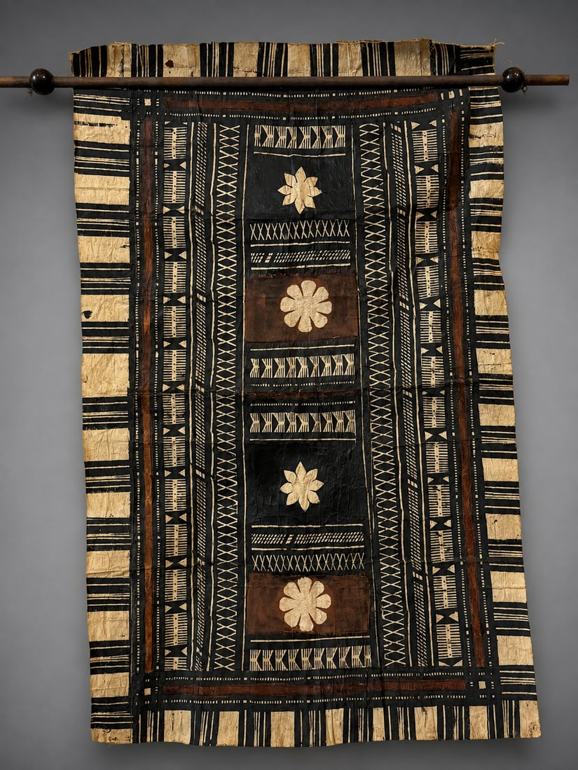 Tribal Geometric Textile Wall Hanging (1 of 1)