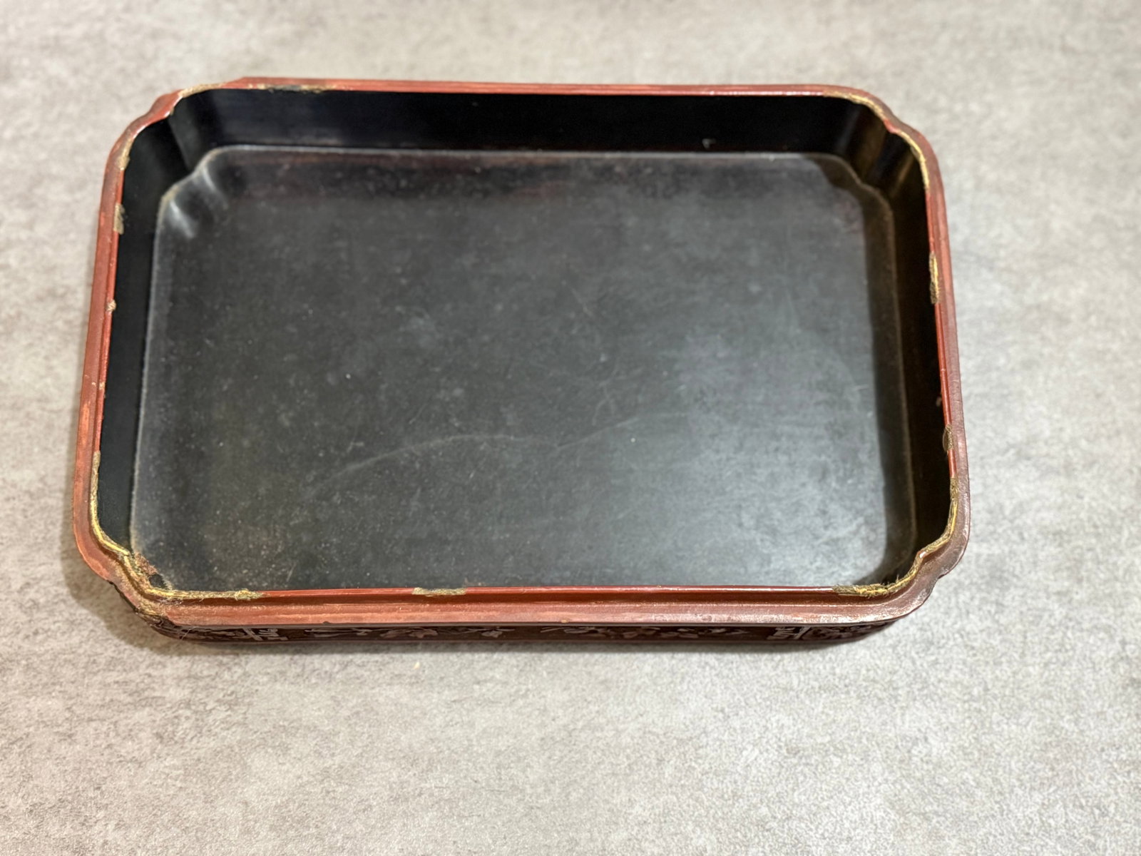 Chinese Carved Dragon Decorated Rectangular Box - 4