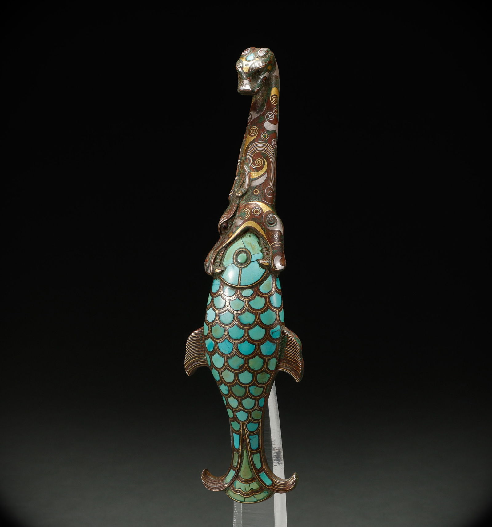 Before the Ming Dynasty, copper was mixed with gold and silver hooks (1 of 6)