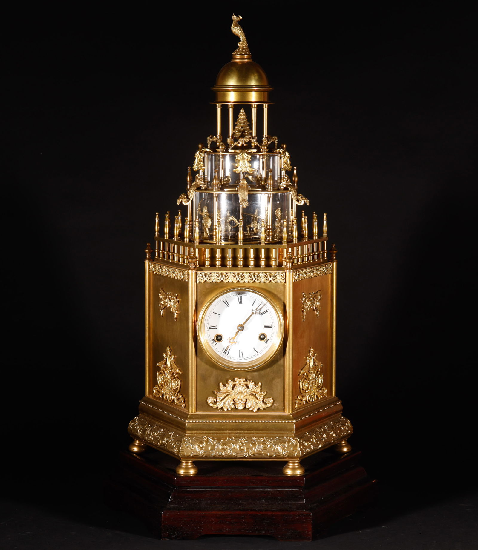 Old Tibetan European style Copper Gilded Golden Bell (1 of 10)