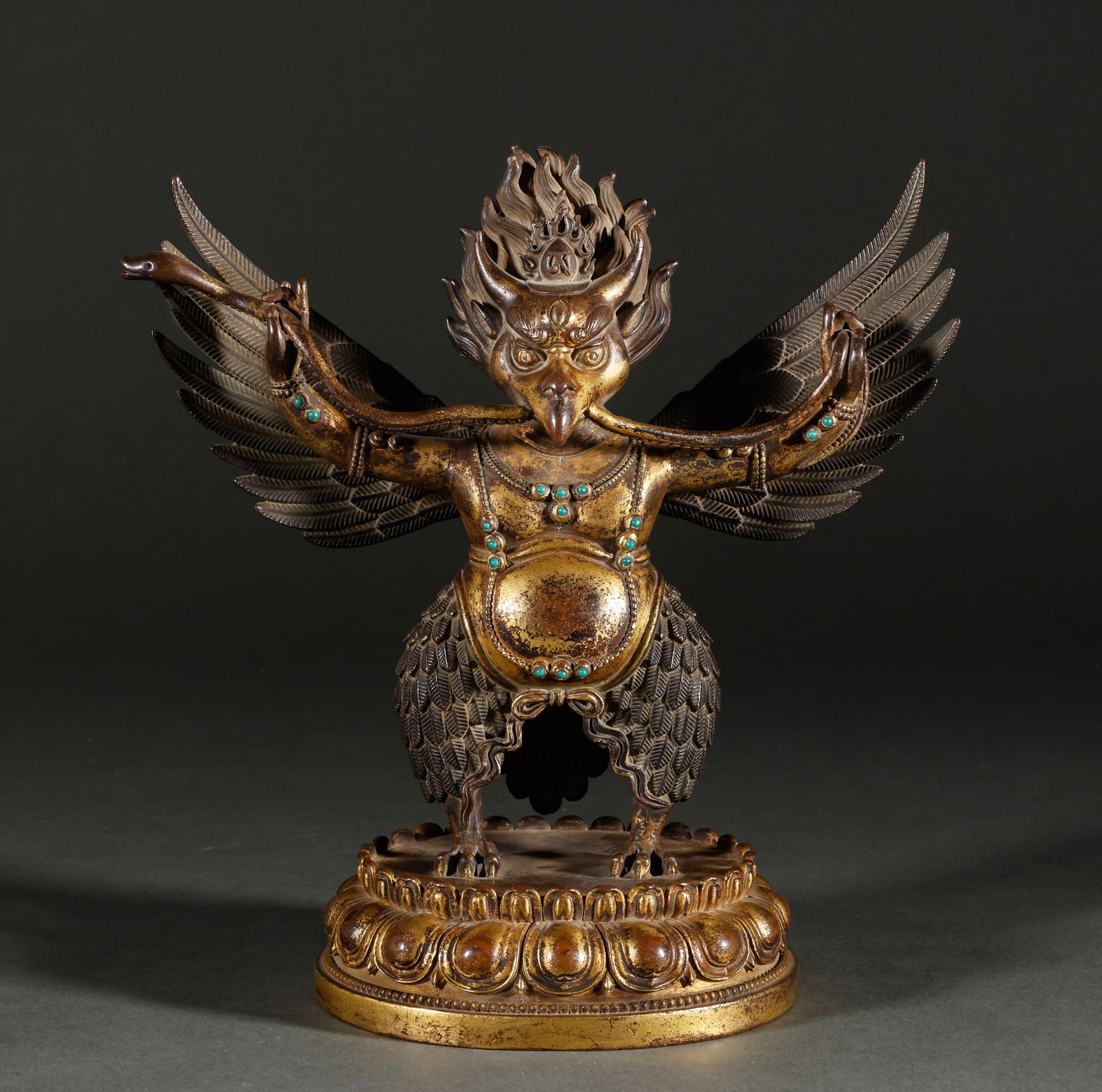 Bronze gilded Buddha statues from the Ming Dynasty (1 of 7)