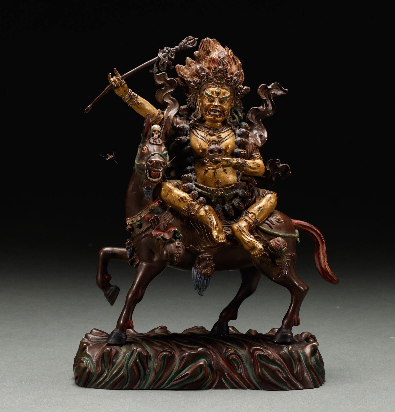 Bronze gilded Buddha statues from the Qing Dynasty (1 of 11)