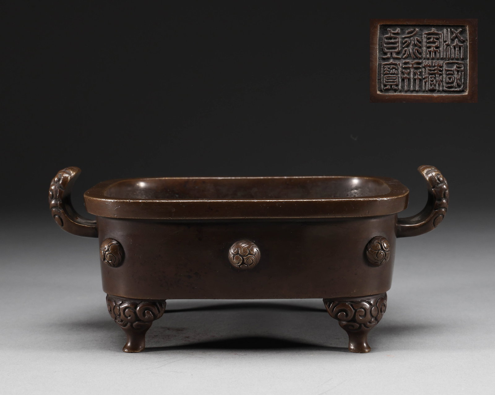 Copper incense burners from the Qing Dynasty or before (1 of 7)