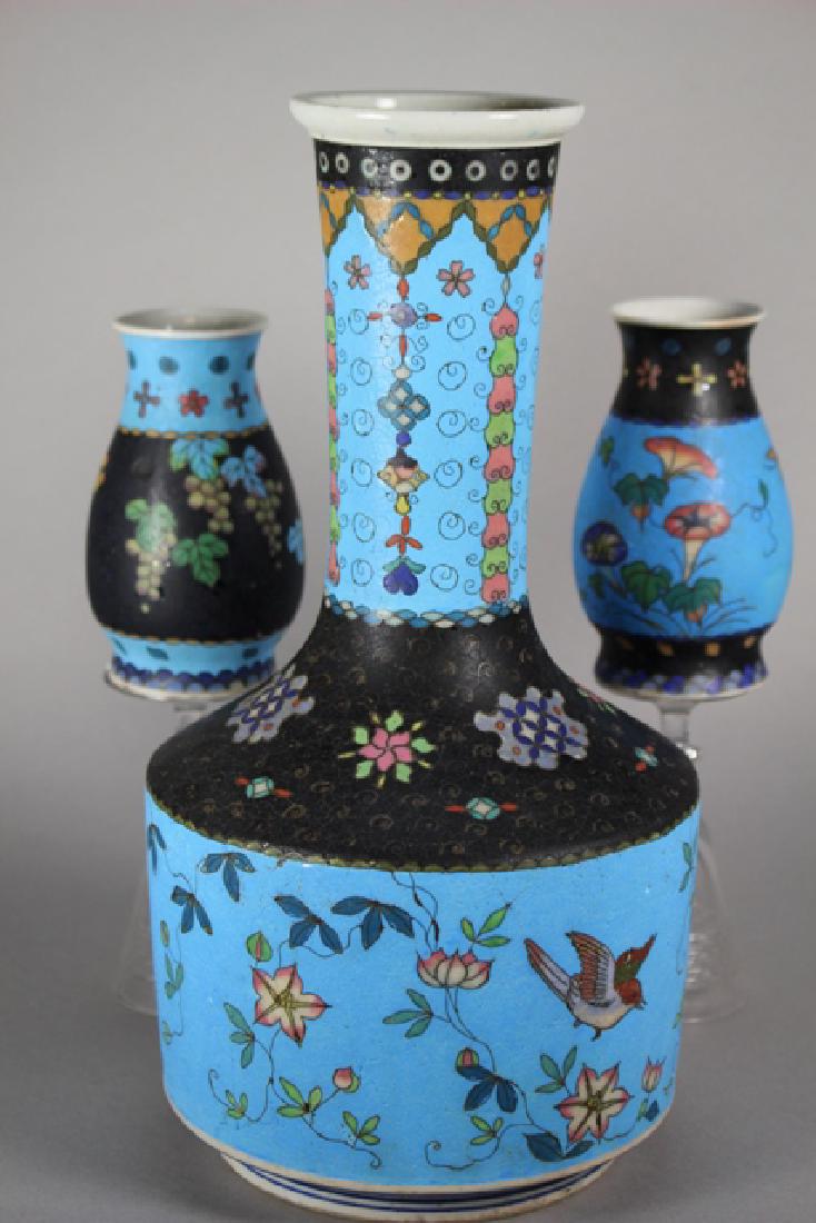 Cloisonne And Enameled Decorated Vases (1 of 10)