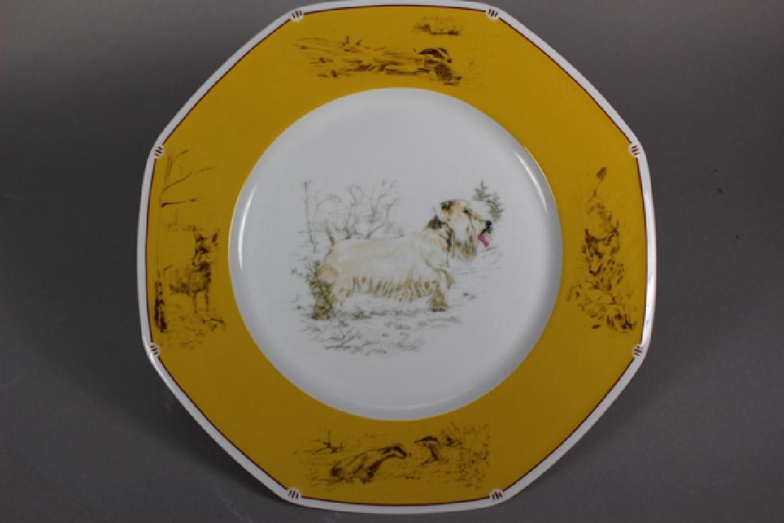 Hermes Porcelain "Sealyham Terrier" Sporting Plate (1 of 6)