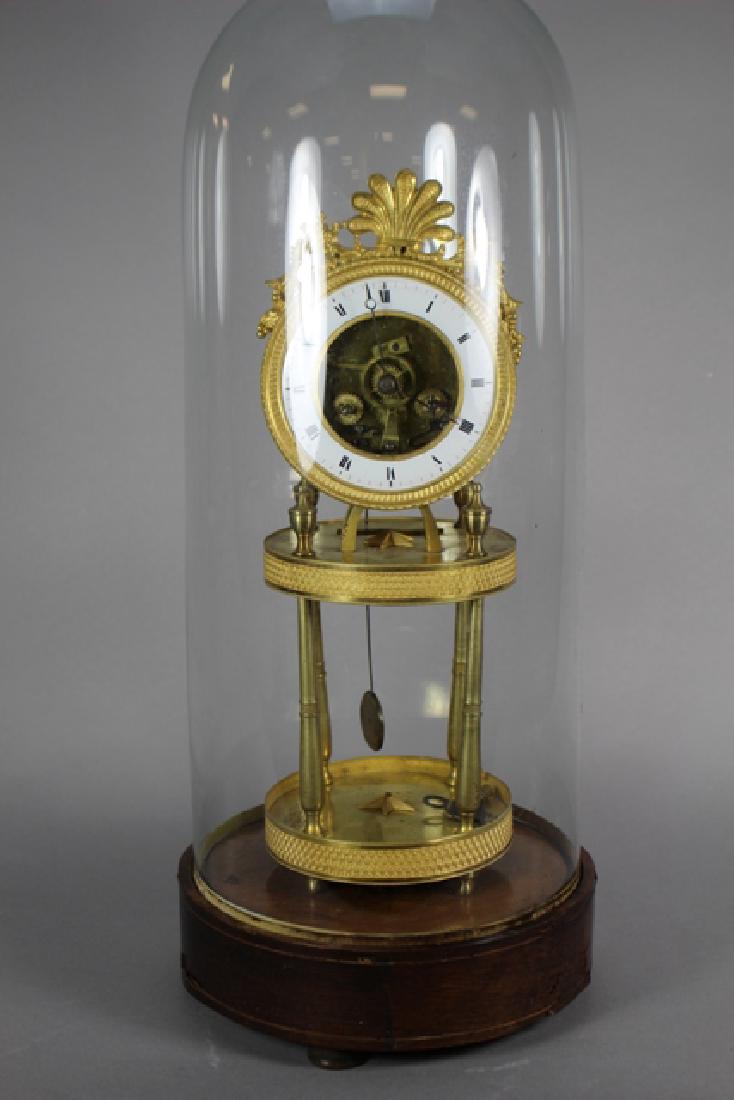 19th Century French Open Escapement Dome Clock (1 of 9)