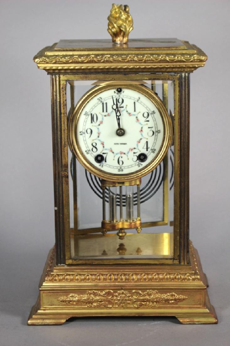 Seth Thomas Crystal Regulator Painted Porcelain Dial (1 of 8)