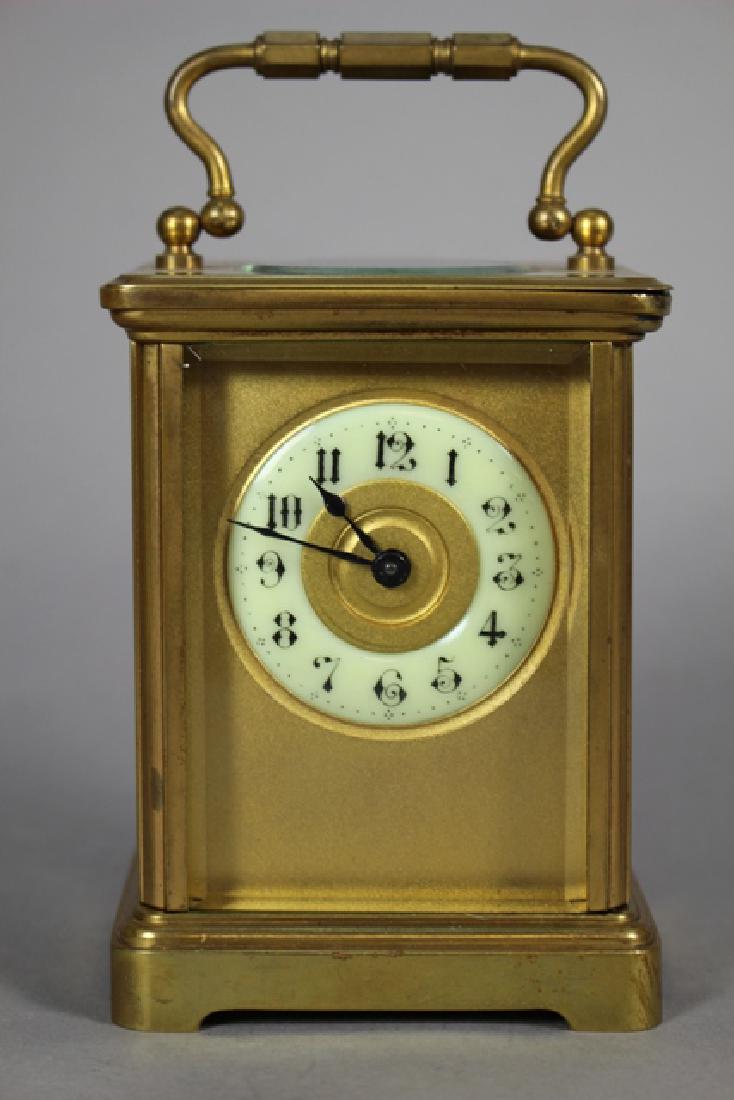 19th Century French Brass Carriage Clock (1 of 10)