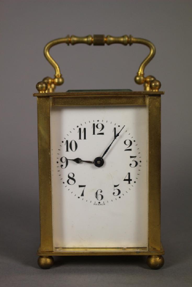 19th C. Duverdrey & Bloquel French Brass Carriage Clock (1 of 10)