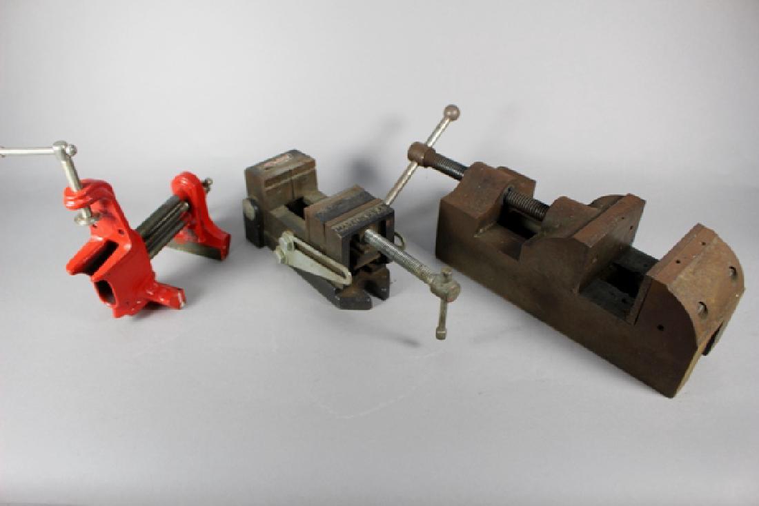 Three Vintage Machinist Drill Press Vises (1 of 7)