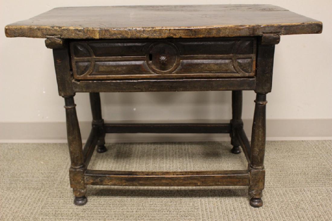 18th Century Italian One Drawer Work Table (1 of 10)
