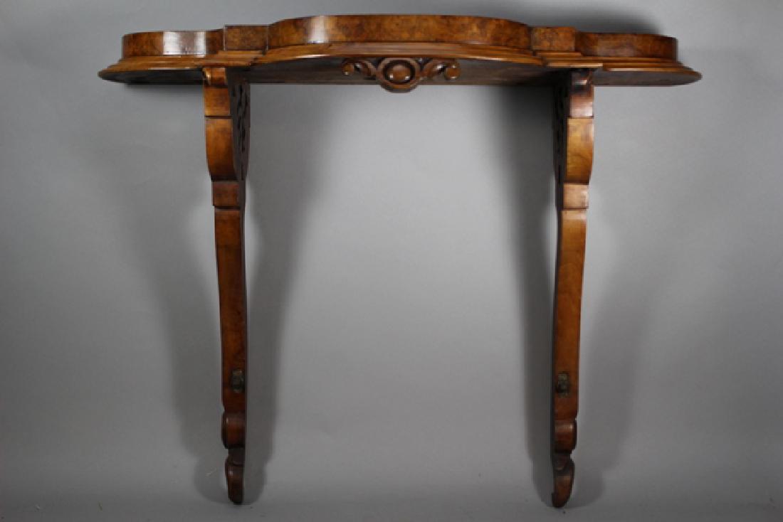 Victorian Carved Clock Shelf (1 of 7)