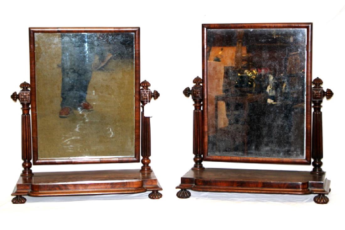 Pair of ca. 1800 Regency Mahogany Mirrors (1 of 8)