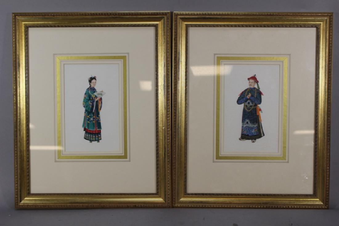 Two Framed Chinese Figure Studies (1 of 6)