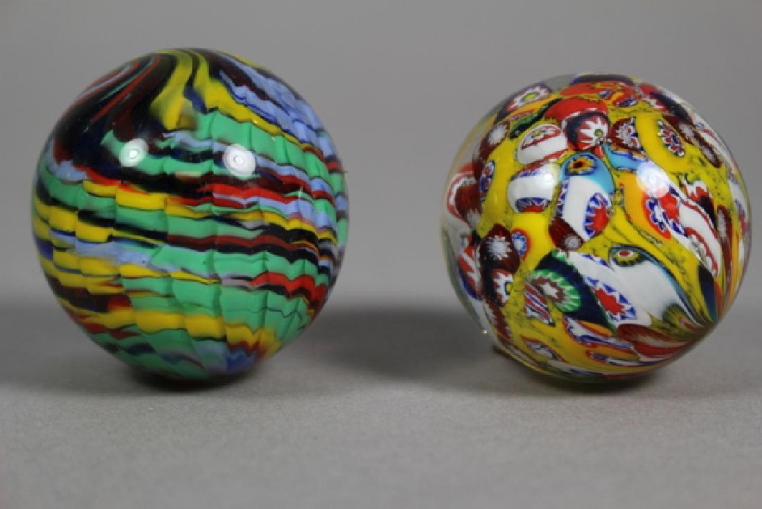 Two Hand Blown Art Glass Marbles (1 of 6)