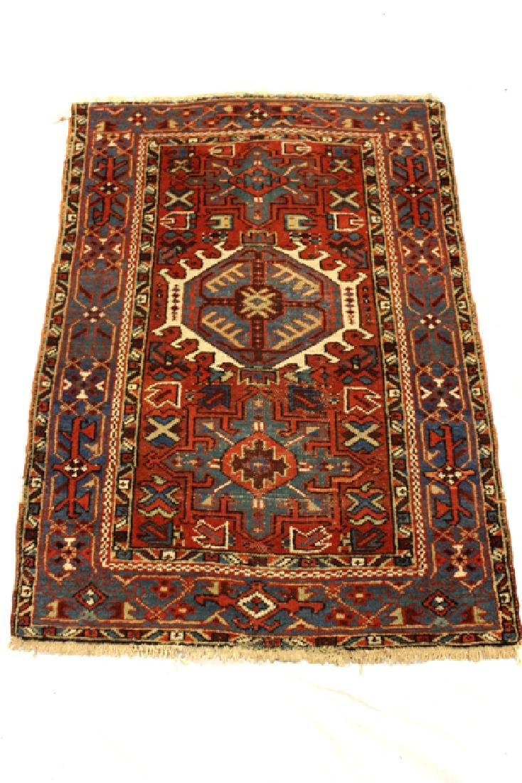 Caucasian semi-antique Kazak style rug (1 of 8)