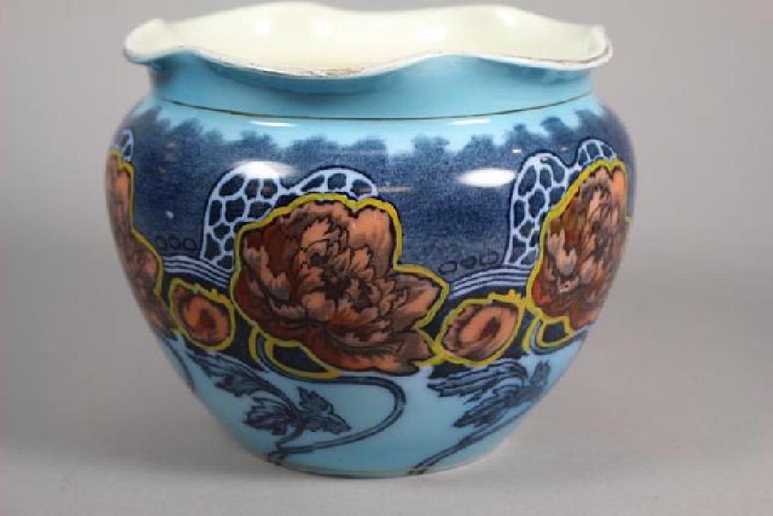 Art Nouveau Colonial Pottery Kelmscott Jardiniare (1 of 7)