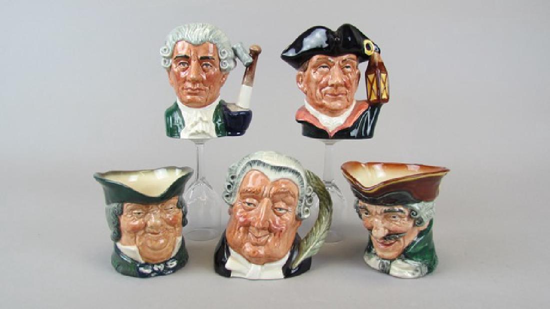 Five Royal Doulton Toby Creamer Jugs (1 of 5)
