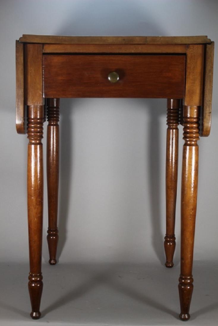 19th Century Cherry Drop Side Table (1 of 8)