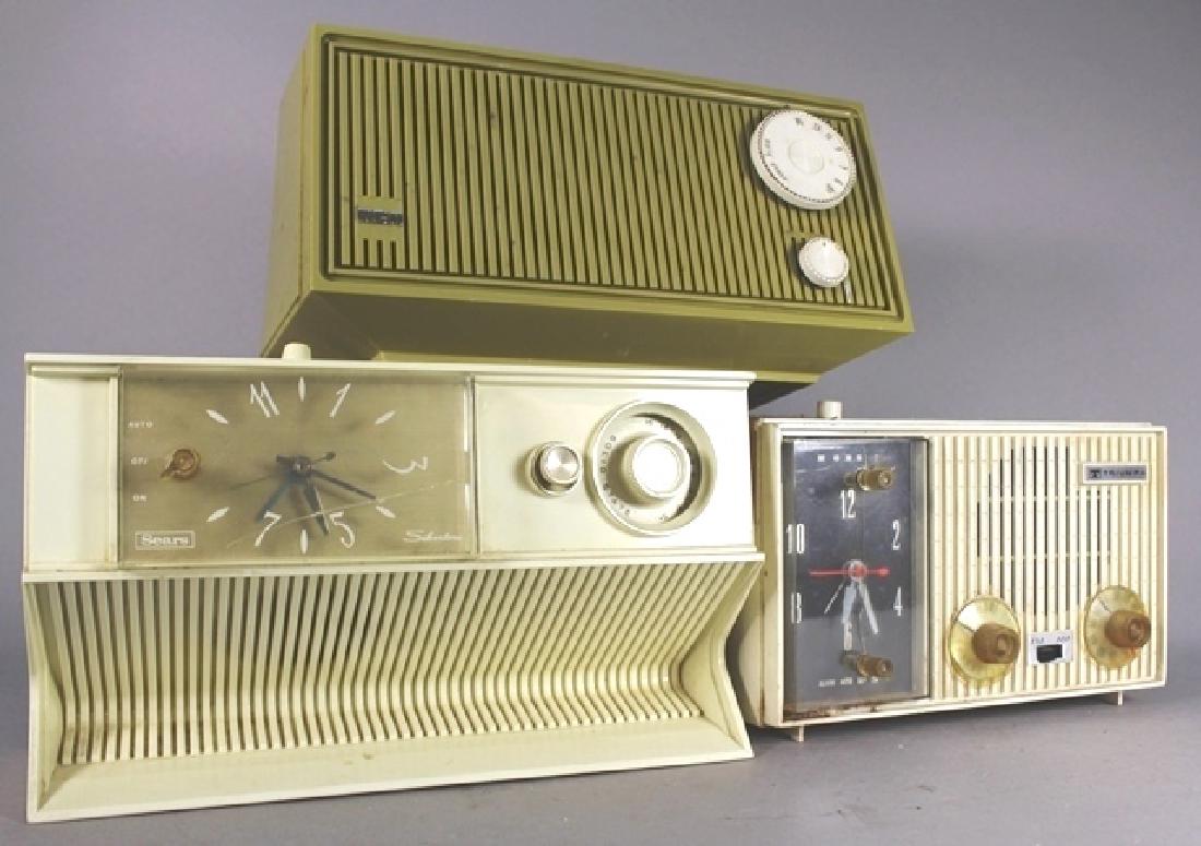 Collection of 3 20th C. Clock Radios (1 of 8)